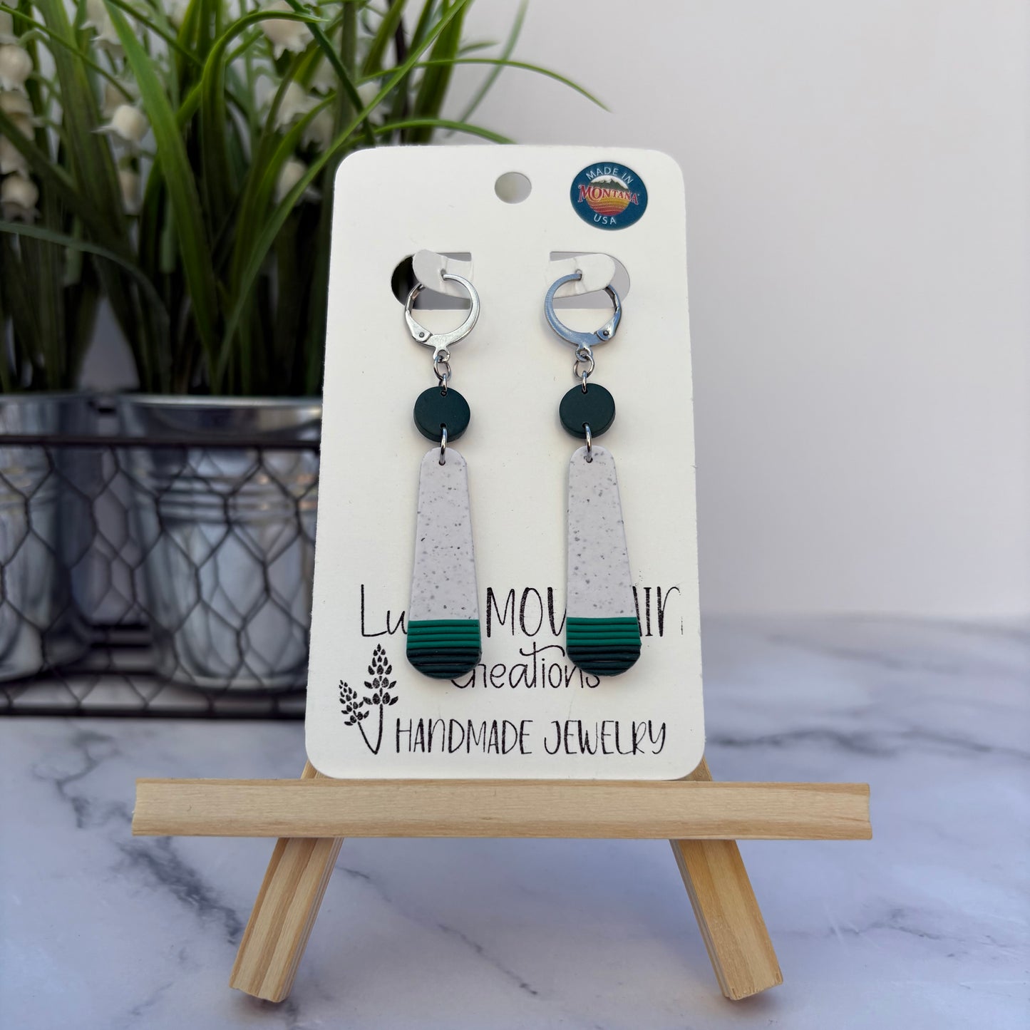 White & Green stripes