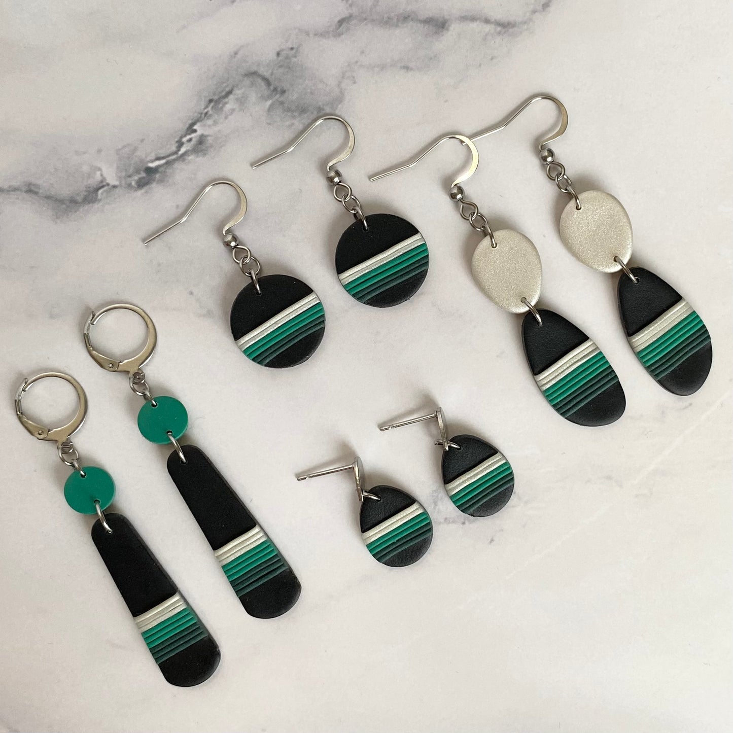 Black & Green stripes