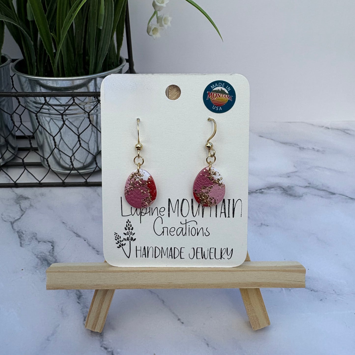 Pink, Red & Gold