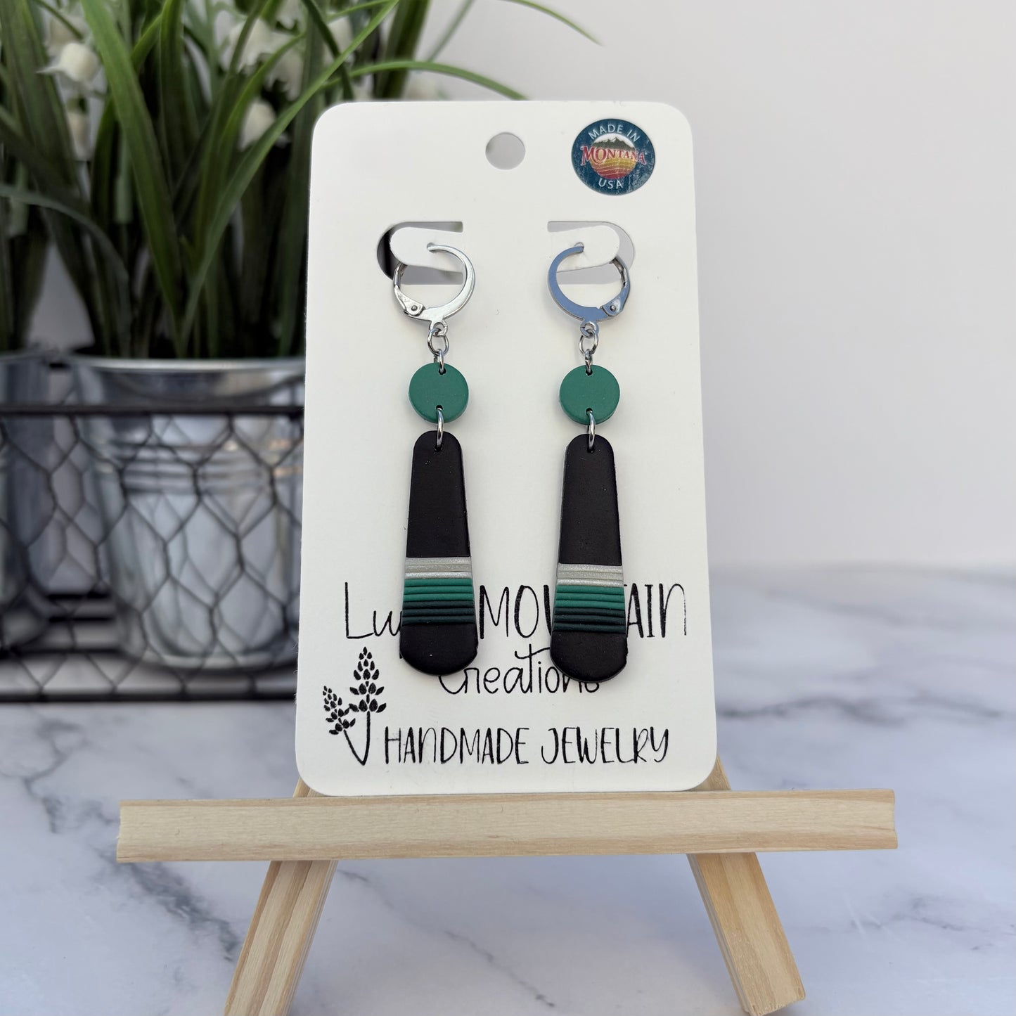 Black & Green stripes