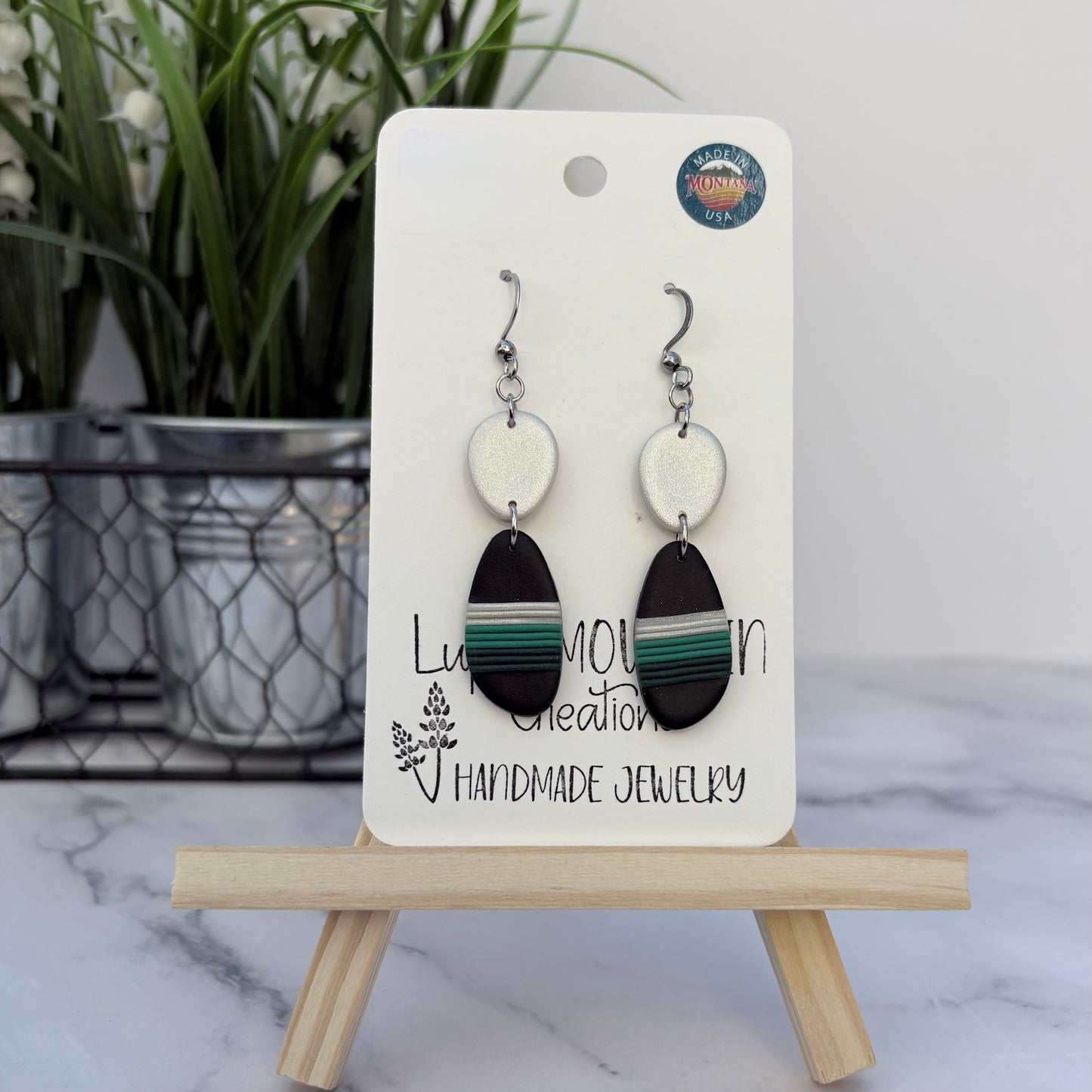 Black & Green stripes