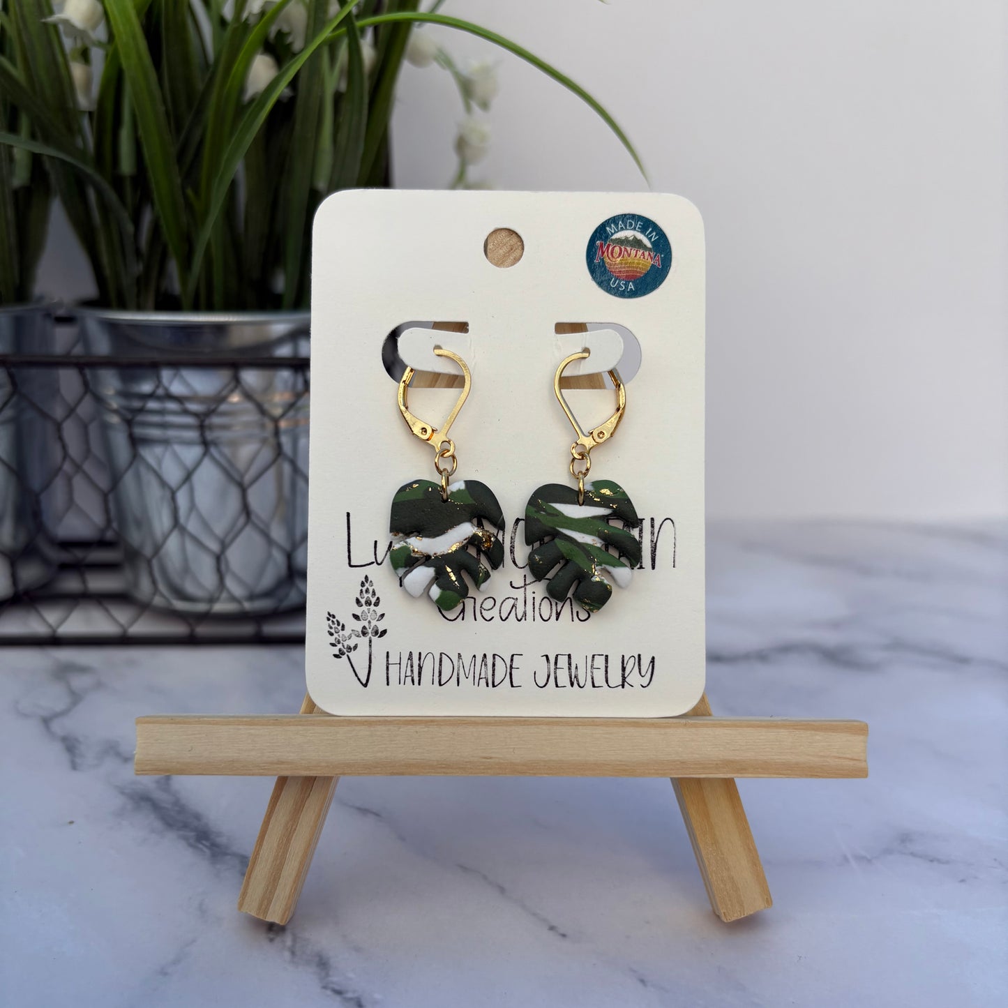 Monstera Leaf Dangles