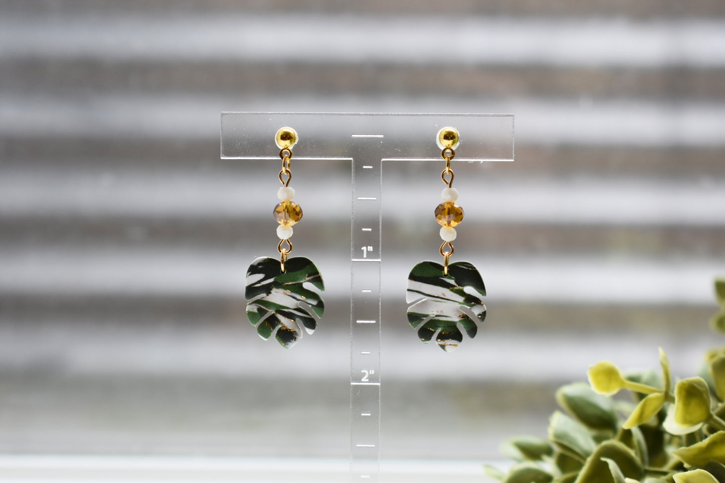 Monstera Leaf Dangles