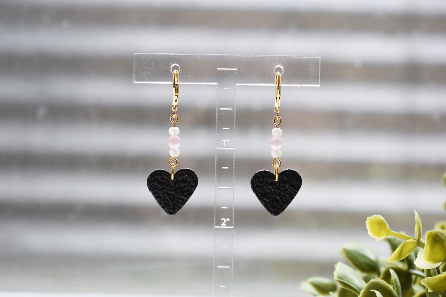 Black Heart Dangles